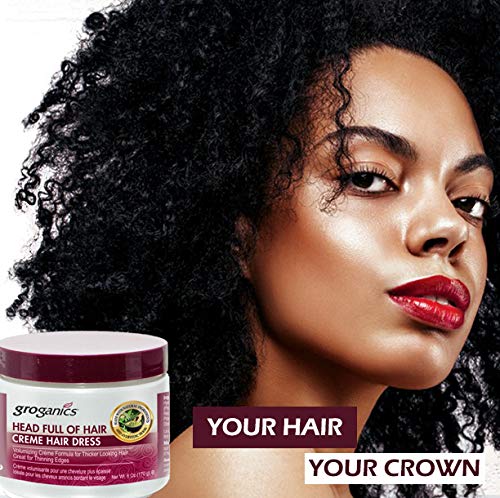 Groganics Head Full of Hair Creme Hair Dress 6 oz Find Your New Look Today!