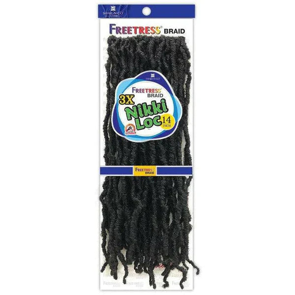 FREETRESS: 3X NIKKI LOC 14" CROCHET BRAIDS