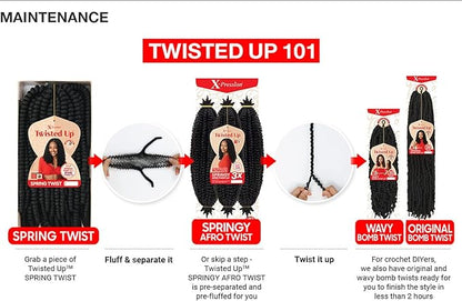 OUTRE X-PRESSION TWISTED UP - SPRINGY AFRO TWIST 24" - 3X