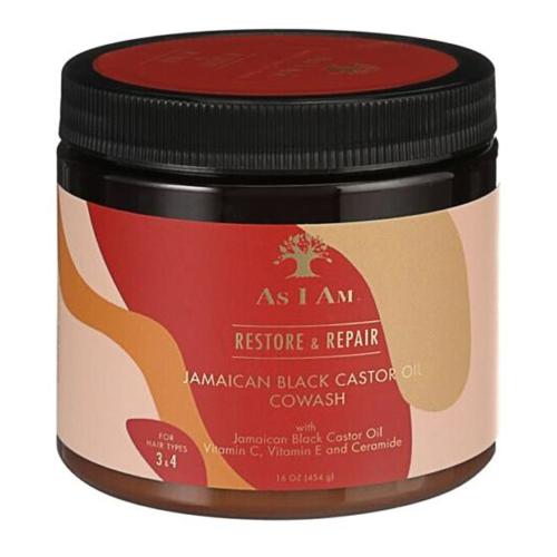 AS I AM Restore & Repair Jamaican Black Castor Oil Cowash 16oz Find Your New Look Today!