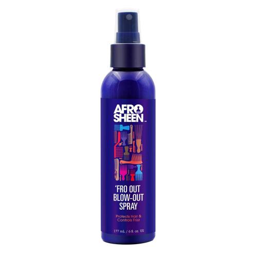 Afro Sheen 'Fro Out Blow Out Spray Protect Hair & Control Frizz Spray 6oz/ 177ml Find Your New Look Today!