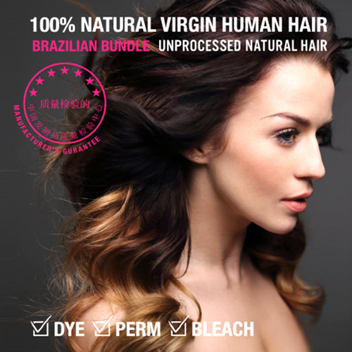 Aliba Unprocessed Brazilian Virgin Remy Human Hair Weave Natural Body Find Your New Look Today!