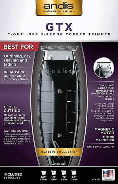 Andis 4775 GTX T-Outliner Trimmer, Black Find Your New Look Today!