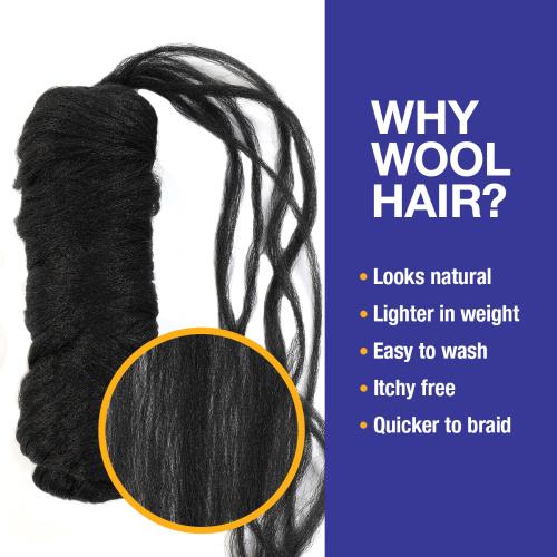 Authentic Brazilian Wool Hair Yarn for Braids Find Your New Look Today!