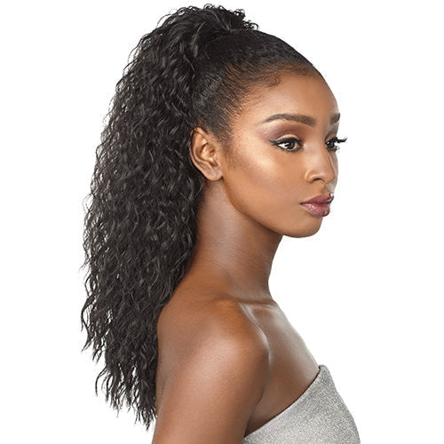 Sensationnel Synthetic Hair Drawstring Ponytail Instant Pony French Wave 18"