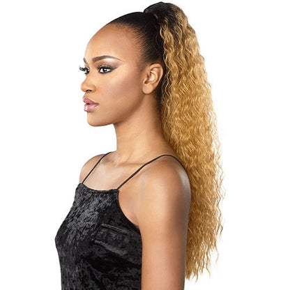 Sensationnel Synthetic Hair Drawstring Ponytail Instant Pony French Wave 24"