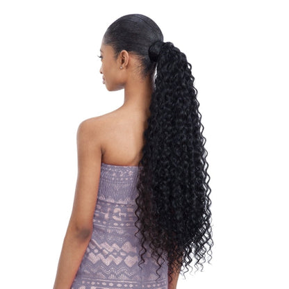 Milky Way Organique Pony Pro Easy Wrap Around Ponytail Super Curl 32"