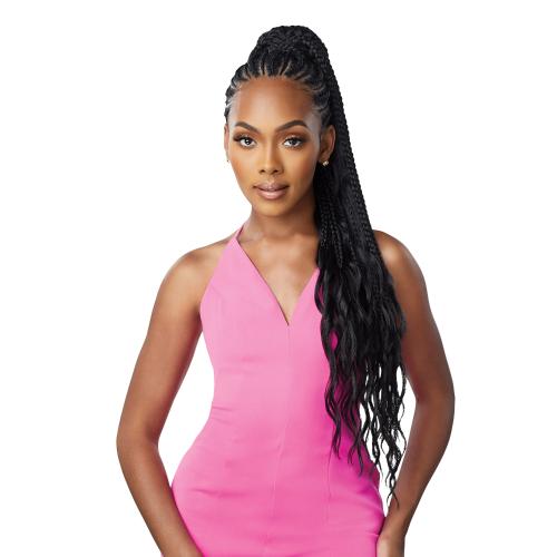 Outre Wrap Ponytail Pretty Quick Boho Box Braid 32"