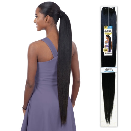 Milky Way Organique Pony Pro Easy Wrap Around Ponytail Yaky Straight 32"