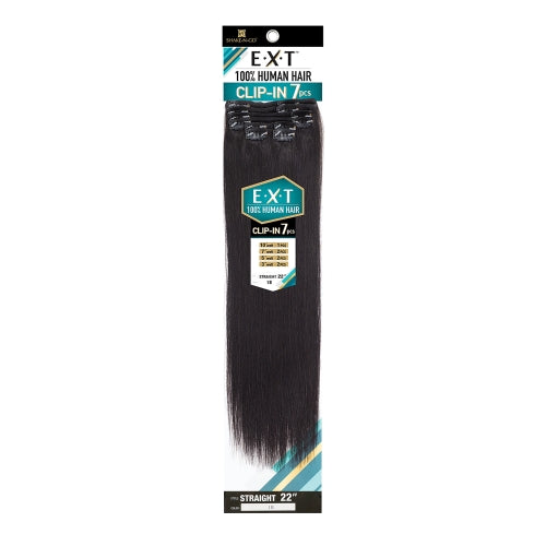 Milky Way Human Hair EXT Clip-In Extenstion 7pcs Straight 22"