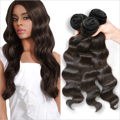 Live! Unprocessed Brazilian Virgin Remy Human Hair Weave Ocean Wave [12"-22"]