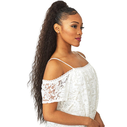 Sensationnel Synthetic Hair Drawstring Ponytail Instant Pony French Wave 30"