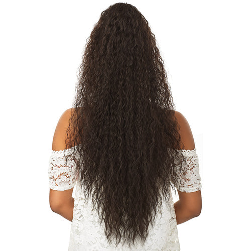 Sensationnel Synthetic Hair Drawstring Ponytail Instant Pony French Wave 30"