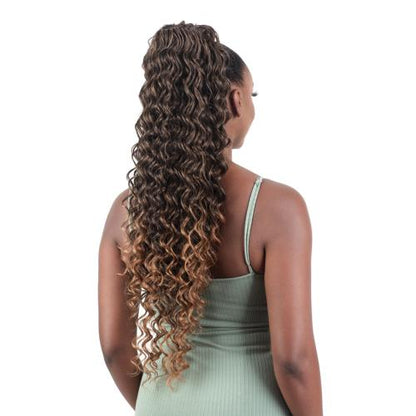 FreeTress Equal Drawstring Ponytail Lite Ribbon Curl 28"