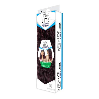 FreeTress Equal Drawstring Ponytail Lite La Vega Wave 22"