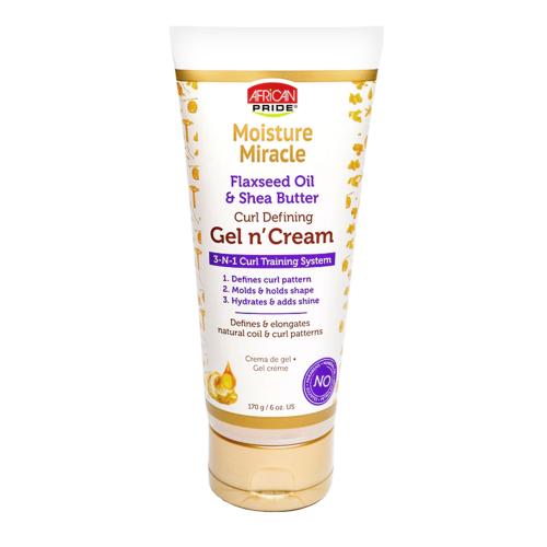 African Pride Moisture Miracle Curl Defining 3 In 1 Gel n' Cream 6oz