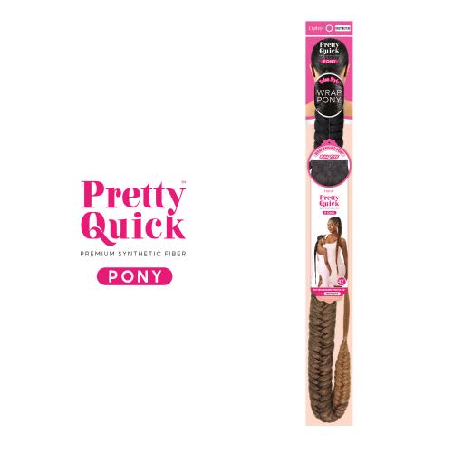 Outre Wrap Ponytail Pretty Quick Natural Braided Fishtail 42"