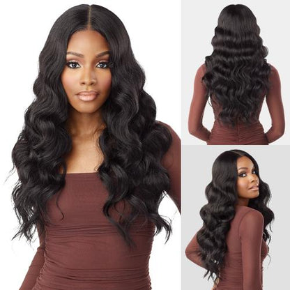 Sensationnel Human Hair Blend HD Lace Front Wig Cloud 9 What Lace Swiss Lace 13X6 Aziza 26"