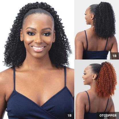 Milky Way Organique Ponytail Water Curl 14"