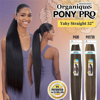 Milky Way Organique Pony Pro Easy Wrap Around Ponytail Yaky Straight 32"