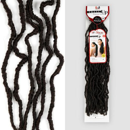 Bobbi Boss Human Hair Blend Tress Up Ponytail MOD040 Nu Locs 24"
