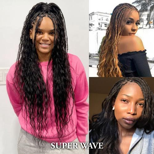 Starlet 100% Virgin Unprocessed Human Braiding Hair Wet N Wavy Super Bulk (18"-20")