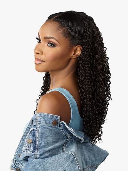Sensationnel CLIP-IN DREAM CHASER 14″ 100% Premium Fiber, Clip-ins, Curls Kinks & Co, Natural Hair Style, Textured Clip-ins