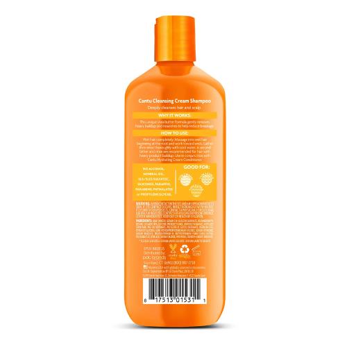 Cantu Shea Butter for Natural Hair Sulfate-Free Cleansing Cream Shampoo 13.5oz/ 400ml Find Your New Look Today!