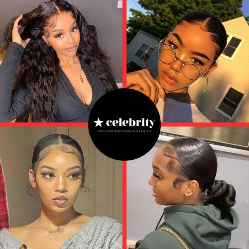 Celebrity 100% Human Hair HD Lace Reusable Fake Baby Hair Edge 2pcs I-Shape Find Your New Look Today!