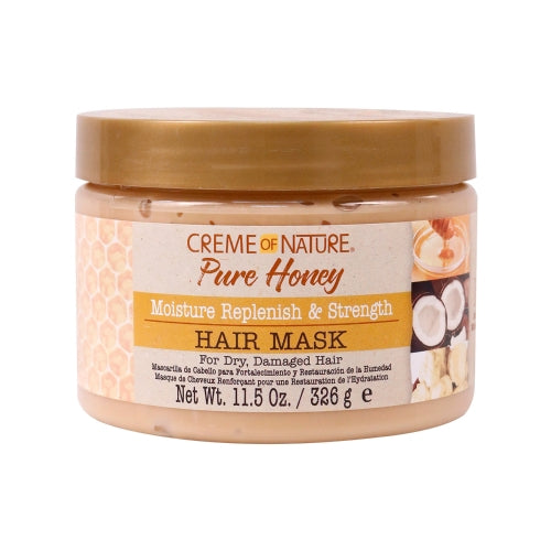 Creme of Nature Pure Honey Moisture Replenish & Strength Hair Mask 11.5oz Find Your New Look Today!