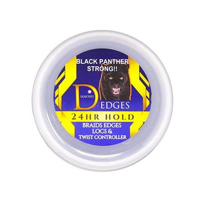 Diamond Edges Black Panther Strong 24HR Hold Braids Edges Locs & Twist Controller Styling Gel Find Your New Look Today!