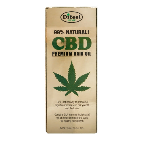 Difeel 99% Natural CBD Premium Hair Oil 2.5oz Find Your New Look Today!