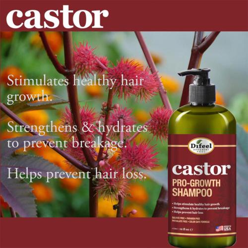 Difeel Castor Pro Growth Shampoo 12 oz Find Your New Look Today!