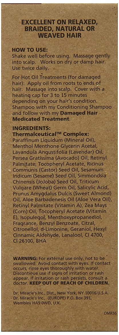 Dr. Miracle's Feel It Formula, Strengthen Daily Moisturizing Gro Oil, 4 Ounce Find Your New Look Today!