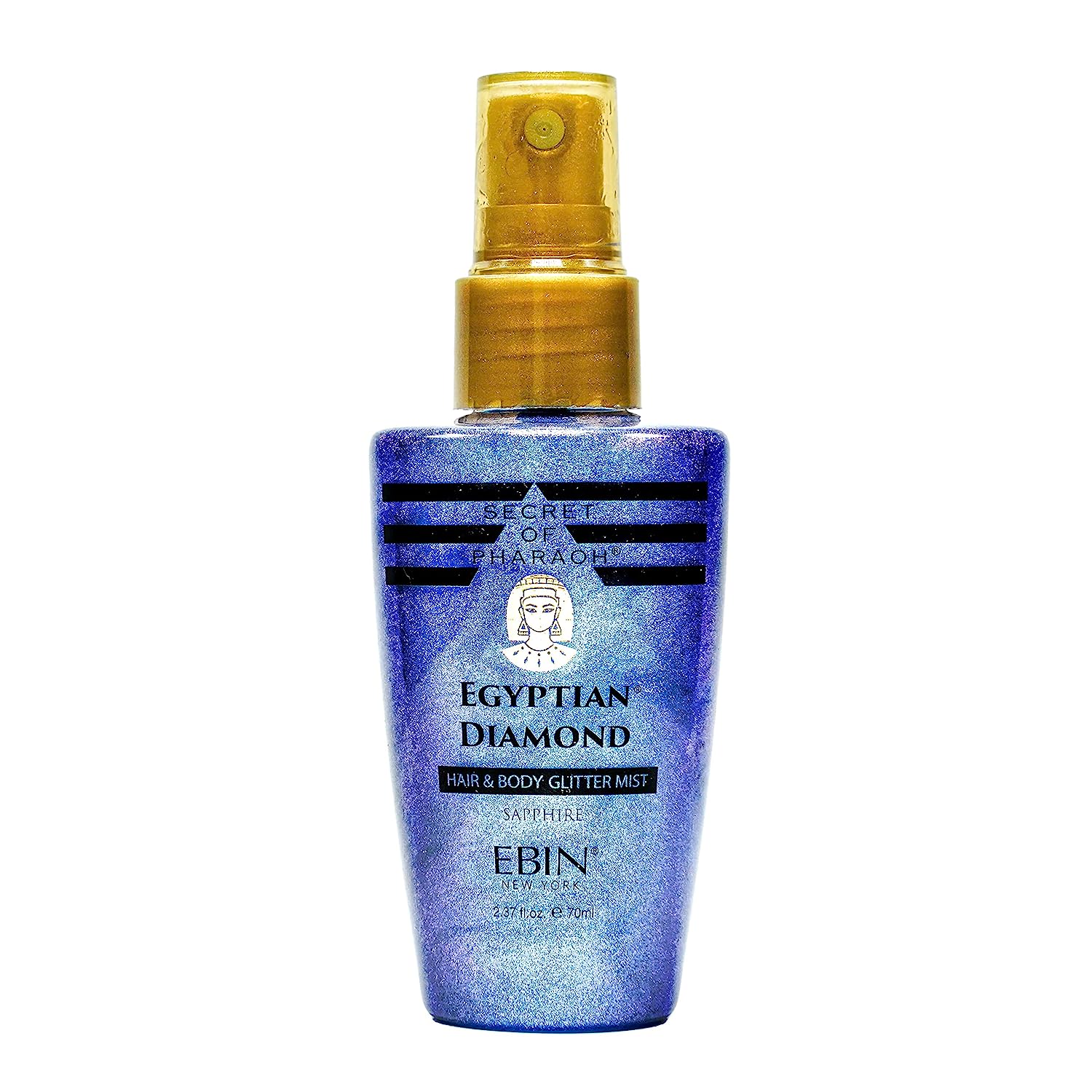 EBIN NEW YORK Secret of Pharaoh Hair & Body Glitter Mist Spray Find Your New Look Today!