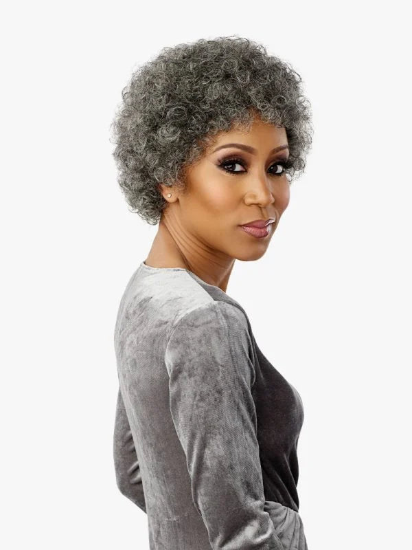Sensationnnel BLISS 100% Human Hair, Empire, Empire wig, Salt&Pepper, Special Gray Colors, Trendy Natural Look