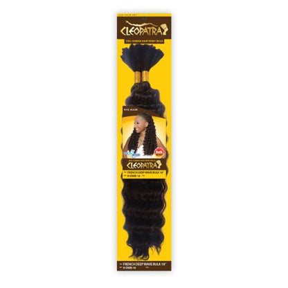 Eve Hair Cleopatra Remy Virgin Human Hair Braids French Deep Wave Bulk Find Your New Look Today!