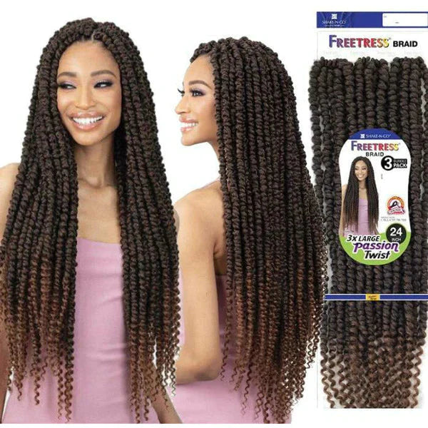 FREETRESS: 3X LARGE PASSION TWIST 24'' CROCHET BRAID Find Your New Look Today!