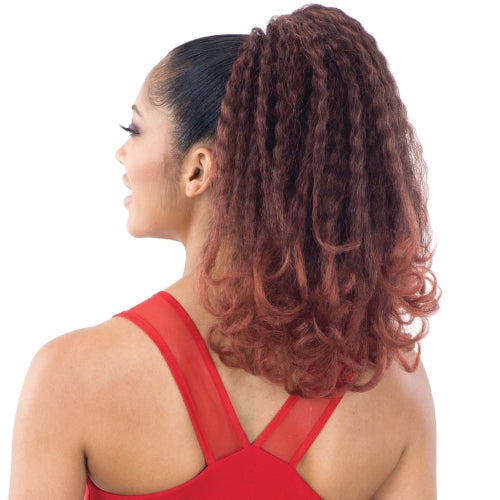 drawstring ponytail palm girl FreeTress Equal Drawstring Ponytail Natural Girl(LG ROD)