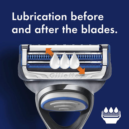 Gillette SkinGuard Men's Razor Handle, 3 Blade Refills + PURE Shave Gel Find Your New Look Today!
