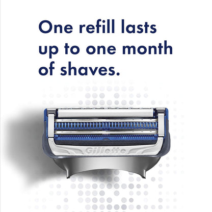 Gillette SkinGuard Men's Razor Handle, 3 Blade Refills + PURE Shave Gel Find Your New Look Today!