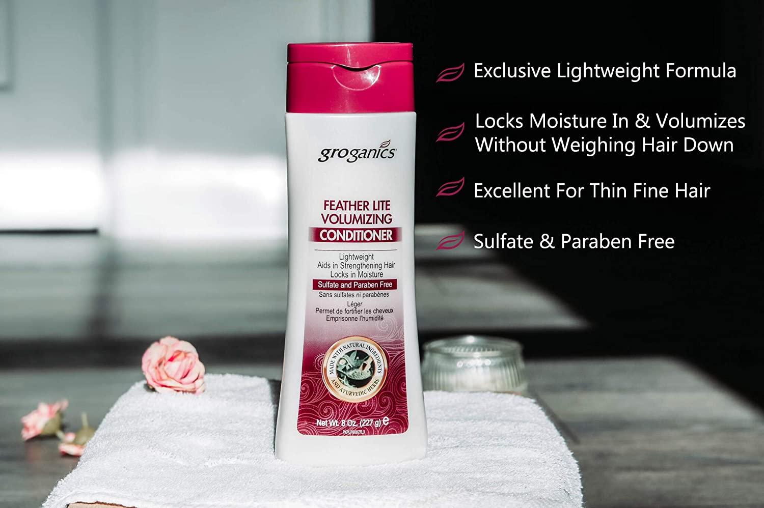 Groganic DHT Feather Lite Conditioner 8 oz. Find Your New Look Today!