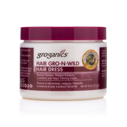 Groganics Hair Gro-n-Wild Hair Dress Treatment 6oz Find Your New Look Today!