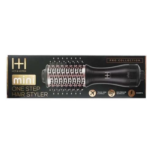 HOT and HOTTER Mini One Step Hair Styler Black & Rose gold Find Your New Look Today!