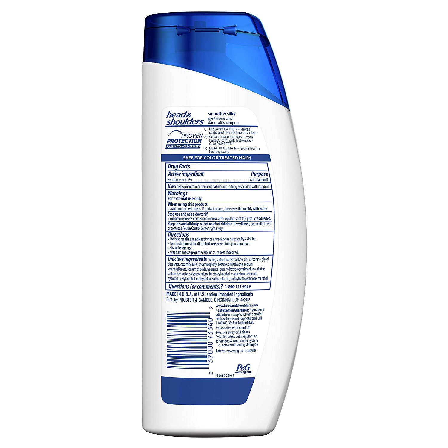 Head & Shoulders Smooth & Silky Dandruff Shampoo, 21.9 Fluid Ounce Find Your New Look Today!