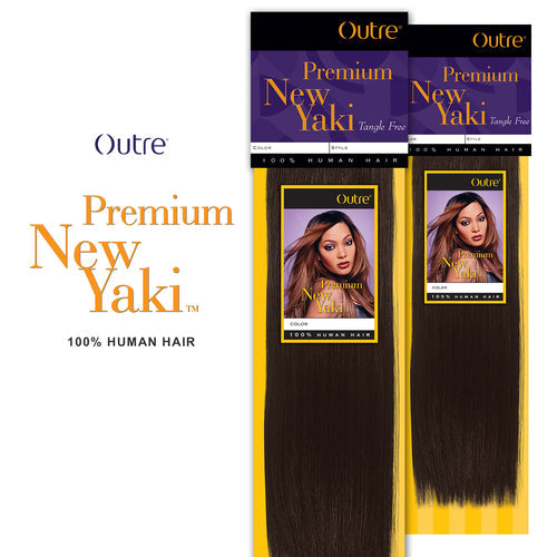 Human Hair Weave OUTRE Premium Collection New Yaki Find Your New Look Today!