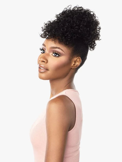 Sensationnel JANA Textured, curly bun with curly bangs