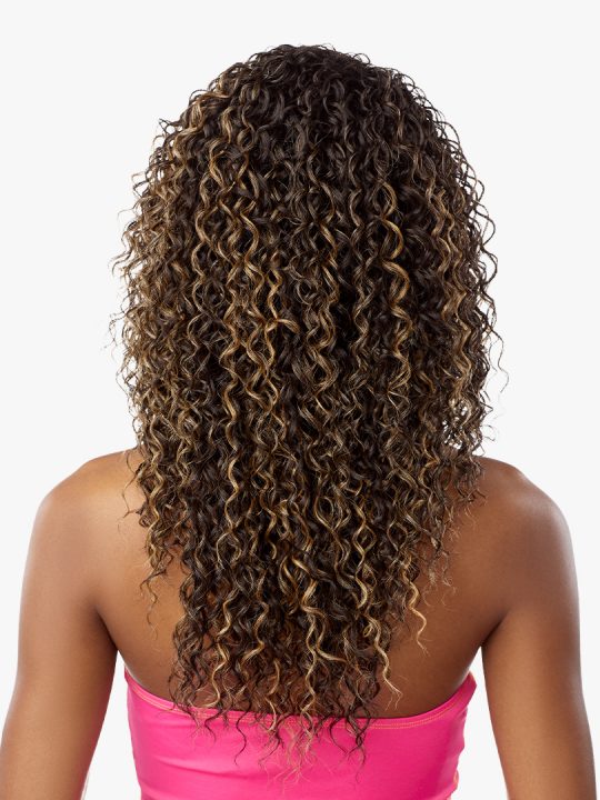 Sensationnel IWD 18 ½ wig, 100% Premium Fiber, Drawstring cap, Half Wig,