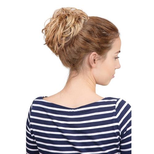 Janet Collection Human Hair Blend Bun Remy Illusion Scrunch Retro Find Your New Look Today!