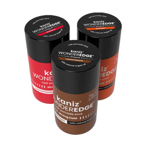 Kaniz Wonder Edge Strong Hold Hair Pomade Stick 2.36oz / 70g Find Your New Look Today!